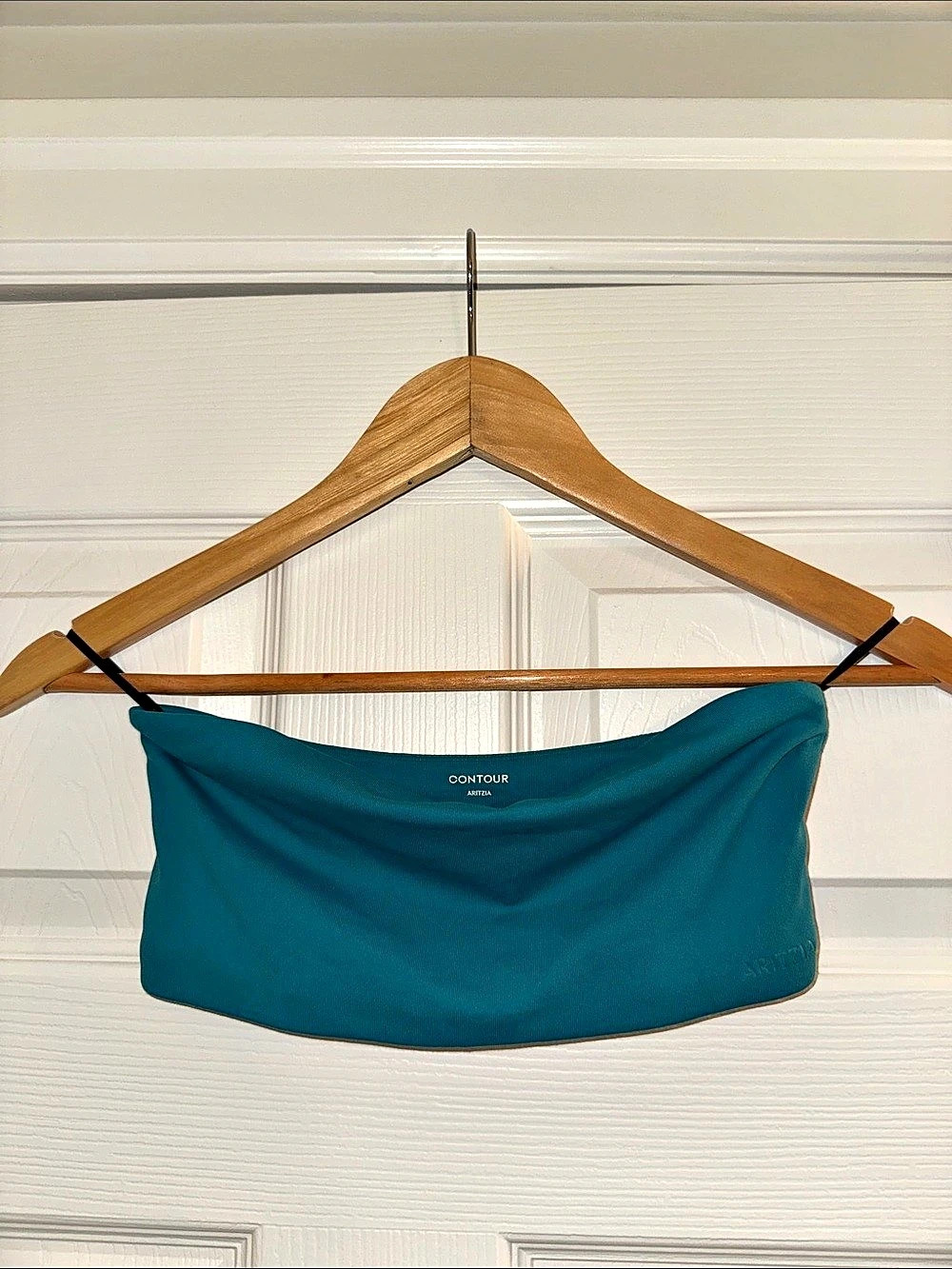 Aritzia Contour Crop Top in Blue Small